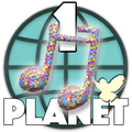 Das Logo von laut.fm 1 Planet