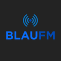 Das Logo von laut.fm Blau FM