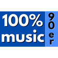 Das Logo von laut.fm 100%music - 90er