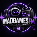 Das Logo von laut.fm Madgames FM