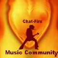 Das Logo von laut.fm Chat Fire