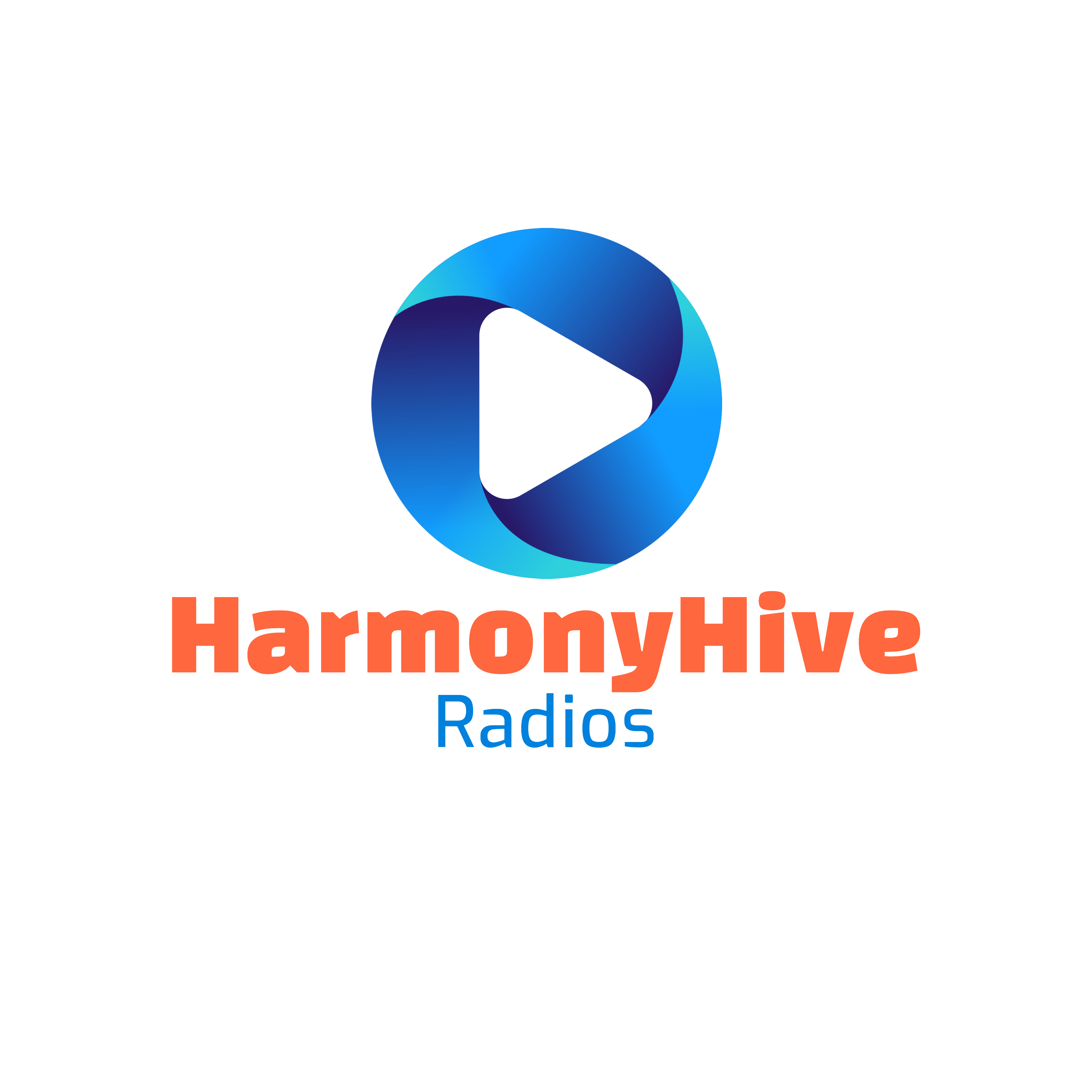 Das Logo von laut.fm Harmonyhive