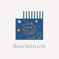 Das Logo von laut.fm Rave Satellite