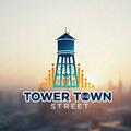Das Logo von laut.fm TOWER TOWN Street