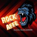 Das Logo von laut.fm Rockaffe