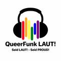 Das Logo von laut.fm QueerFunk