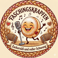 Das Logo von laut.fm Faschingskrapfen 