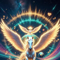 Das Logo von laut.fm Pegasus Live
