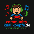 Das Logo von laut.fm community-knallkoepfe